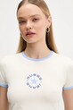 Guess Jeans t-shirt beżowy W5BI17.J1314