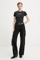 Guess Jeans pamut póló W5BI26.I3Z14 fekete AW25