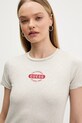 Guess Jeans t-shirt bawełniany szary W5BI47.KCTX1