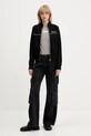 Bavlněné tričko Guess Jeans W5BI47.KCTX1 šedá AW25