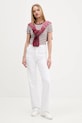 Μπλουζάκι Guess Jeans W5BP52.KA0H1 μπορντό AW25