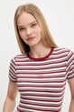 Guess Jeans t-shirt bordowy W5BP52.KA0H1