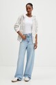 Hollister Co. bluza KI352.5243.108 beżowy AW25
