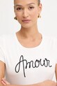 Morgan t-shirt biały DMIO