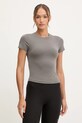 Casall t-shirt treningowy z elastanem szary 25011.
