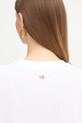 Victoria Beckham t-shirt bawełniany 1425JTS007015A biały