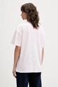 Odzież La Mania t-shirt bawełniany ALISA ALISA różowy
