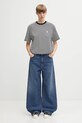 Carhartt WIP t-shirt bawełniany W' S/S Verner T-Shirt I033841.2JGXX czarny