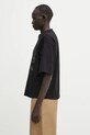 Carhartt WIP tricou din bumbac W' S/S Hackwork T-Shirt I035539.3FNXX negru AW25