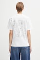 Дрехи Памучна тениска Carhartt WIP W' S/S Okniceok T-Shirt I035507.02XX бял