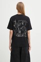 Carhartt WIP t-shirt bawełniany W' S/S Okniceok T-Shirt nadruk czarny I035507.89XX