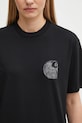 Bavlnené tričko Carhartt WIP W' S/S Okniceok T-Shirt čierna I035507.89XX