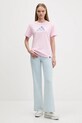 adidas t-shirt bawełniany Table Tee JV6084 różowy AW25