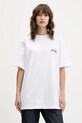 Rotate t-shirt bawełniany aplikacja biały 114745400
