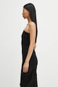 Rick Owens Lilies top One Shoulder Tank LI02E3105.RV czarny AW25