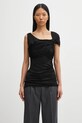 Блузка Rick Owens Lilies Sahara casual чорний LI02E3108.JVS