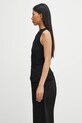 Rick Owens Lilies bluzka z domieszką kaszmiru Luna LI02E3109.JBWS czarny AW25