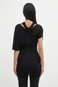 Odzież Rick Owens Lilies bluzka Lilith LI02E3205.RV czarny