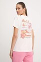 Rip Curl t-shirt bawełniany WAIKIKI nadruk beżowy 0JAWTE