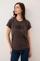 Тениска Bizuu NIKKO NIKKO.BRAZOWY кафяв AW25
