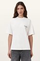 AllSaints t-shirt bawełniany nadruk biały W202JC