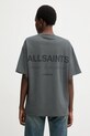 Bavlnené tričko AllSaints relaxed sivá W202JC