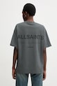 Bavlnené tričko AllSaints relaxed sivá W202JC