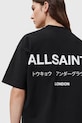 AllSaints t-shirt bawełniany czarny W202JC