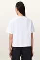 AllSaints t-shirt damski bawełniany W205JC biały SS26