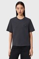 AllSaints t-shirt damski bawełniany niebieski W205JC