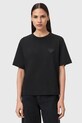Бавовняна футболка AllSaints бавовна чорний W205JC