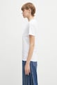 Памучна тениска Maison Kitsuné Party Fox Regular PW00120KJ7026 бял AW25