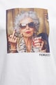 Fiorucci t-shirt bawełniany Oldies but Goldies Print Relaxed Fit biały W25FWJTS004CJ01WH04