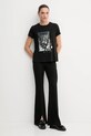 Dkny t-shirt KNIT TOPS P5MOHWNA czarny AW25
