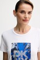 Dkny t-shirt KNIT TOPS biały P5GHZWNA