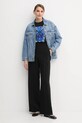 Dkny t-shirt KNIT TOPS P5GHZWNA czarny AW25