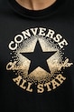 Converse t-shirt bawełniany CVW5T845 czarny