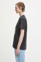 Бавовняна футболка GANNI Basic Cotton Jersey Rose T4342 сірий AW25