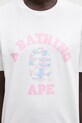 A Bathing Ape t-shirt bawełniany Palm Tree Camo biały 001TEL302025L
