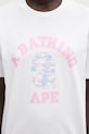 A Bathing Ape t-shirt bawełniany Palm Tree Camo biały 001TEL302025L