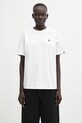 Ρούχα Βαμβακερό μπλουζάκι A Bathing Ape Ape Head One Point 001TEL302070L λευκό