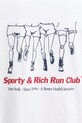 Sporty & Rich Run Club tricou din bumbac pentru femei alb TO04364172WH01