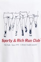 Sporty & Rich Run Club tricou din bumbac pentru femei alb TO04364172WH01