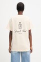Clothing Sporty & Rich Vendome T-shirt cotton Women's TO04365232WH37 beige
