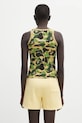 Odzież A Bathing Ape top bawełniany ABC Camo Tank Top 1L30208001 zielony