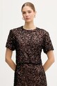 IBlues bluzka BASILIO z elastanem brązowy 2527976015200