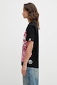A Bathing Ape t-shirt bawełniany Wild Leopard 001TEL802065L czarny AW25