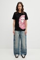 A Bathing Ape t-shirt bawełniany Wild Leopard 001TEL802065L czarny