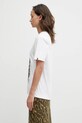 A Bathing Ape t-shirt bawełniany Wild Leopard 002TEL802022L biały AW25