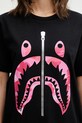 A Bathing Ape t-shirt bawełniany Camo Shark czarny 001TEL802062L